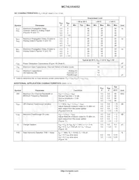 MC74LVX4052MELG Datasheet Page 5