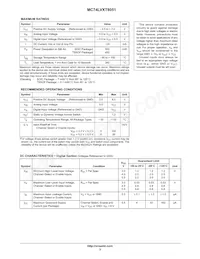 MC74LVXT8051MELG Datasheet Pagina 3