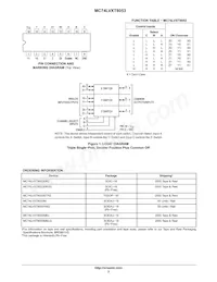 MC74LVXT8053MG Datasheet Pagina 2