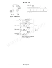 MC74VHC4316DTG Datasheet Page 2