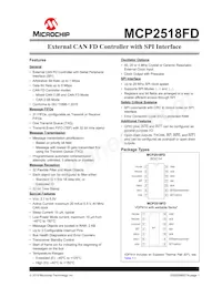MCP2518FDT-H/QBB Datasheet Copertura