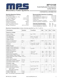 MP1010BEM-LF Datasheet Pagina 2