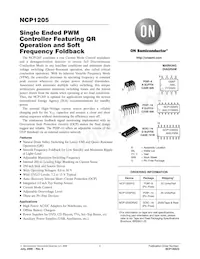 NCP1205DR2G Datenblatt Cover