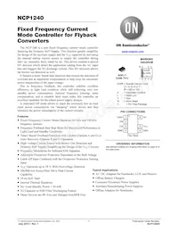 NCP1240ED065R2G Datasheet Cover