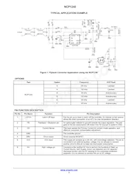 NCP1240ED065R2G數據表 頁面 2