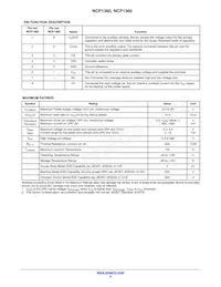 NCP1365ACBAXDR2G數據表 頁面 4