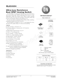 NLAS4684FCT1 Datenblatt Cover