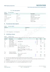 NX3DV3899HR Datasheet Pagina 4