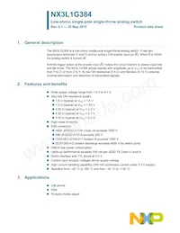 NX3L1G384GW Datasheet Cover