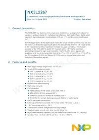 NX3L2267GM Datasheet Copertura