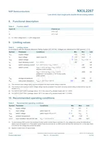 NX3L2267GM數據表 頁面 4