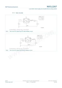 NX3L2267GM Datasheet Pagina 6