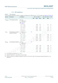 NX3L2267GM Datasheet Pagina 7