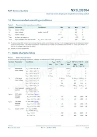 NX3L2G384GD Datasheet Pagina 5