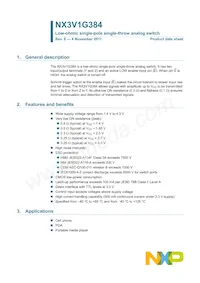 NX3V1T384GM Datasheet Copertura