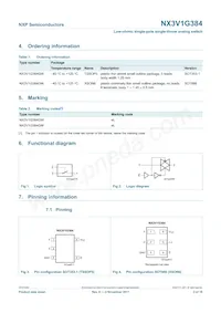 NX3V1T384GM Datasheet Pagina 2