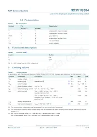 NX3V1T384GM Datasheet Pagina 3