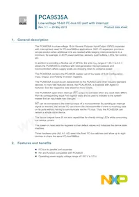 PCA9535APW Datenblatt Cover