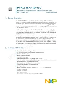 PCA9545AD Datasheet Copertura