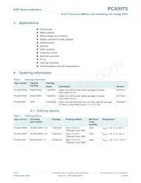 PCA9575PW1 Datasheet Pagina 3