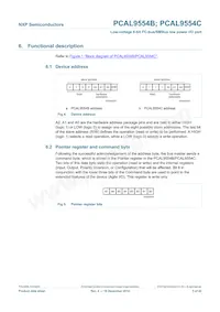 PCAL9554CBS Datasheet Page 5