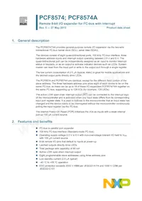 PCF8574AT/3 Datasheet Cover