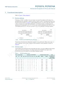 PCF8574AT/3 Datasheet Page 5