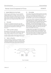 PCF8575TS/1 Datasheet Page 6