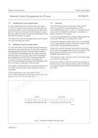 PCF8575TS/1 Datasheet Pagina 11