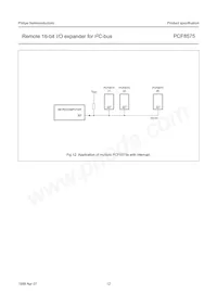 PCF8575TS/1 Datasheet Page 12