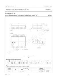 PCF8575TS/1數據表 頁面 17