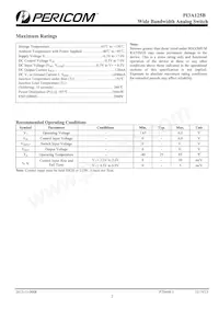 PI3A125BTAEX Datasheet Page 2