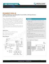 PI3HDX1204-BZHE Datenblatt Cover