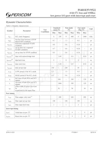 PI4IOE5V9522UEX Datenblatt Seite 5