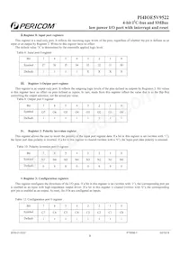 PI4IOE5V9522UEX Datenblatt Seite 8