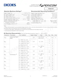 PI5A3157ZAEX Datasheet Page 2