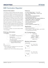 RT9040GQW(2) Datasheet Copertura