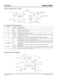 RT9040GQW(2) Datasheet Pagina 2