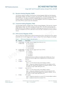 SC16IS760IPW Datasheet Page 23