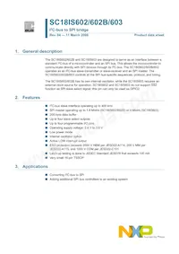 SC18IS603IPW數據表 封面