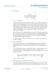 SC18IS603IPW Datasheet Page 5