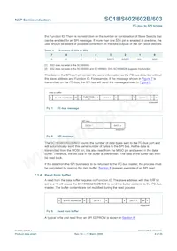 SC18IS603IPW Datasheet Pagina 6