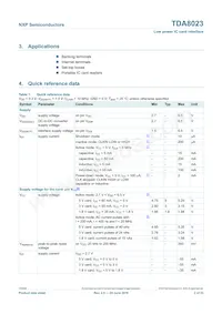 TDA8023TT/C1 Datasheet Page 2