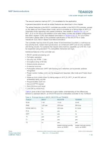 TDA8029HL/C206 Datasheet Pagina 7