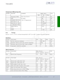 TDC-GP2 T&R 1K Datasheet Pagina 10