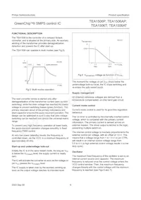 TEA1506AT/N1 Datenblatt Seite 6