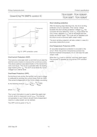 TEA1506AT/N1 Datasheet Pagina 10