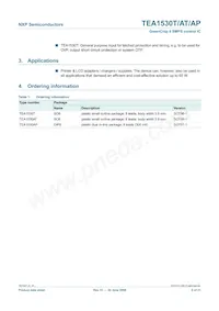 TEA1530AT/N2/DG Datasheet Pagina 2