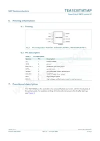 TEA1530AT/N2/DG數據表 頁面 4