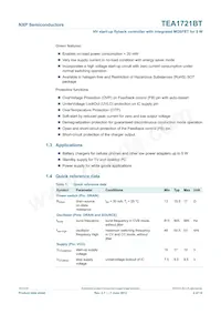 TEA1721BT/N1 Datenblatt Seite 2